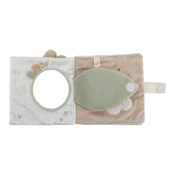 Sensorisches Babybuch mit Spiegel und Rassel LD8407 Sensorisches Babybuch mit Spiegel und Rassel LD8407