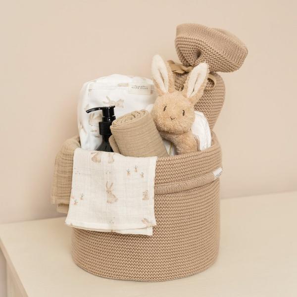 Little Dutch Pflegekörbchen Strick beige - rund - TE30623026 Little Dutch Pflegekörbchen Strick beige - rund - TE30623026