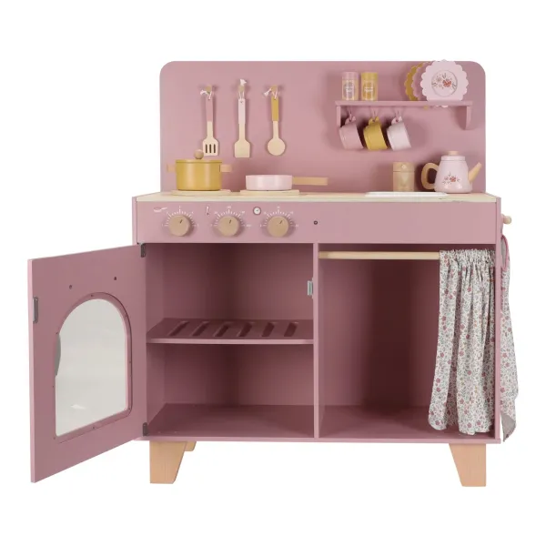 Little Dutch Holzspielküche - rosa - Essentials Little Dutch Holzspielküche - rosa - Essentials