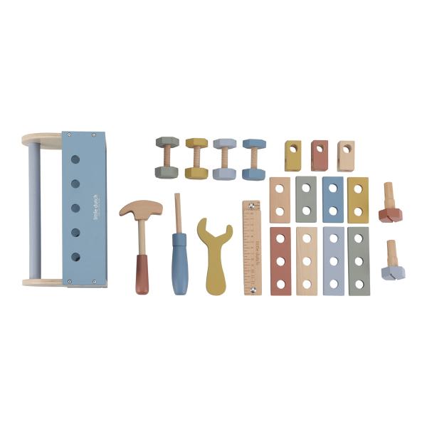 Little Dutch Werkzeugset FSC Holz – Nahaufnahme Little Dutch Werkzeugset FSC Holz – Nahaufnahme