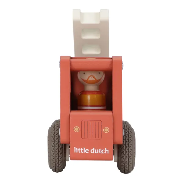 Little Dutch Feuerwehrauto FSC Holz – Rot – Essentials LD2528 Little Dutch Feuerwehrauto FSC Holz – Rot – Essentials LD2528