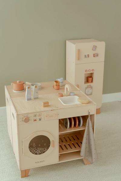 Little Dutch Spielküche Limited Edition mit Holz-Kühlschrank und Waschmaschine Little Dutch Spielküche Limited Edition mit Holz-Kühlschrank und Waschmaschine