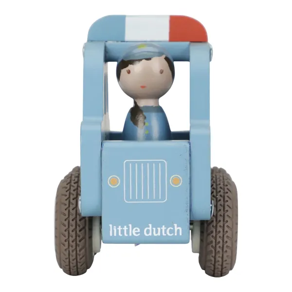 Little Dutch Holz Polizeiauto FSC – Blau – Essentials