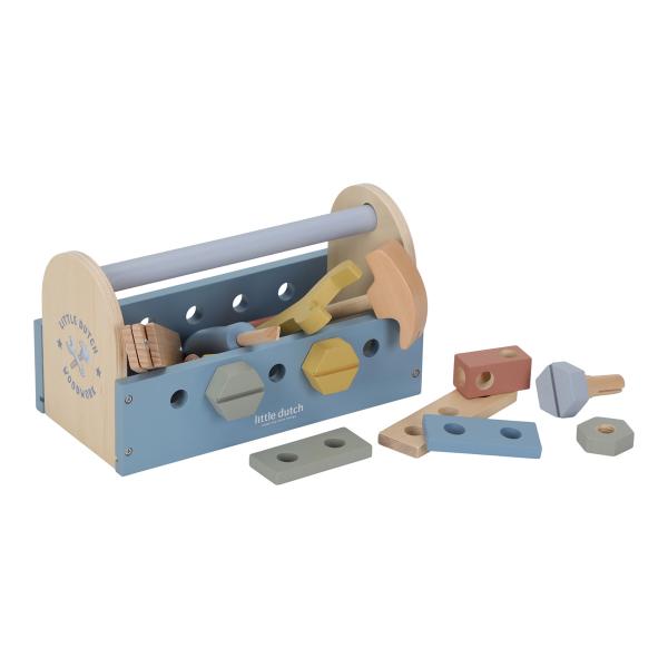 Little Dutch Holz Werkzeugkasten FSC LD2544 frontal Little Dutch Holz Werkzeugkasten FSC LD2544 frontal