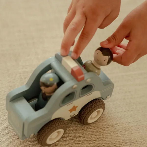 Little Dutch Holz Polizeiauto FSC – Blau – Essentials