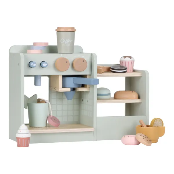 Detailansicht der Holz-Kaffee-Ecke von Little Dutch – Art.-Nr. LD2508 Detailansicht der Holz-Kaffee-Ecke von Little Dutch – Art.-Nr. LD2508
