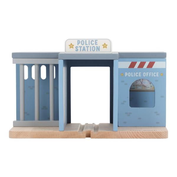 Little Dutch Holz Polizeistation – detailreiches Spielset für kreative Polizei-Szenen