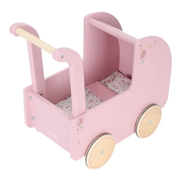 Spielzeug ab 18 Monaten: Little Dutch Puppenset mit Wagen