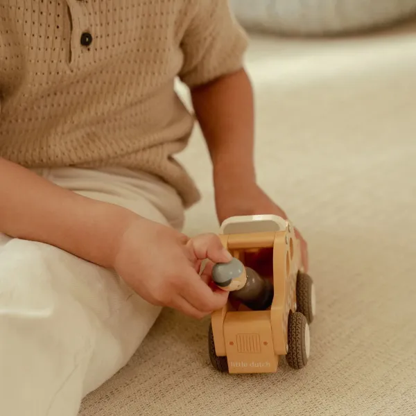 Holztaxi – Gelb – Essentials Little Dutch