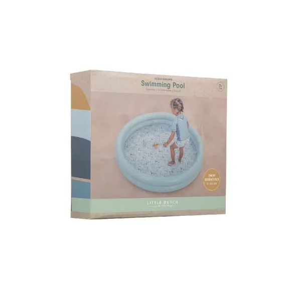 Aufblasbarer Pool Ocean Dreams blau 150 cm Little Dutch Schwimmbecken
