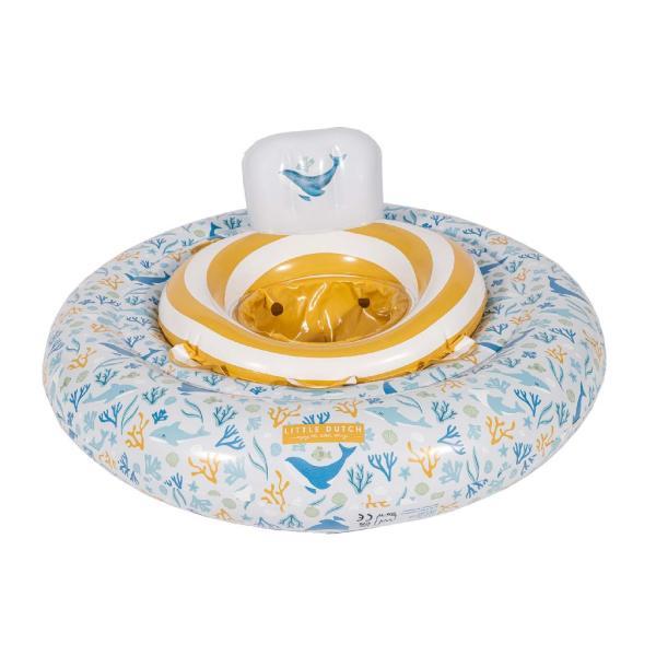 Babyschwimmring in blau von little Dutch