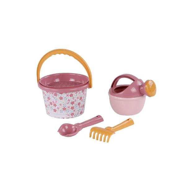 Little Dutch rosa Strandset Pink Flowers 5 Teilig Little Dutch rosa Strandset Pink Flowers 5 Teilig