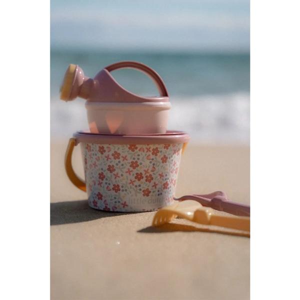Little Dutch rosa Strandset Pink Flowers 5 Teilig Little Dutch rosa Strandset Pink Flowers 5 Teilig