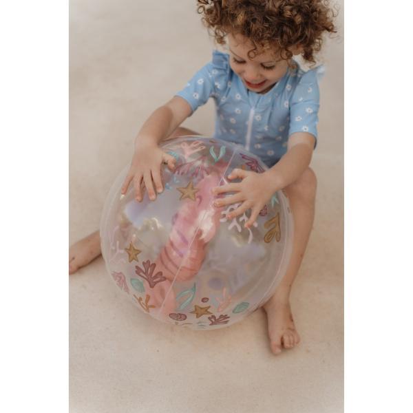 Little Dutch rosa 3D Strandball Ocean Dreams Pink Seepferdchen