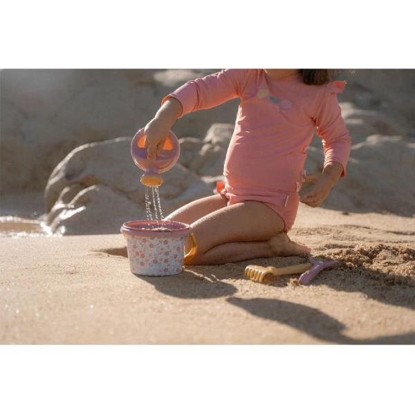 Little Dutch rosa Strandset Pink Flowers 5 Teilig Little Dutch rosa Strandset Pink Flowers 5 Teilig