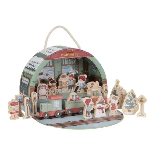 Adventskalender Eisenbahn Little Dutch mit 24 Überraschungen