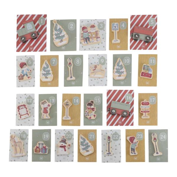 Produktdetails - Produktbild LD4880 – Adventskalender Eisenbahn Little Dutch