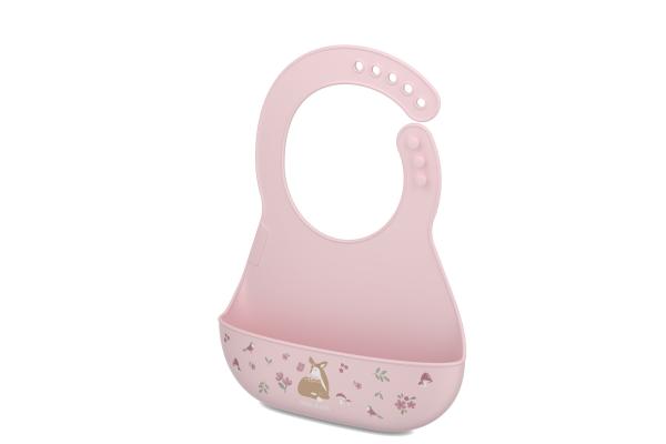 Little Dutch rosa Silikon ​Lätzchen Mio - Fairy Garden Mepal