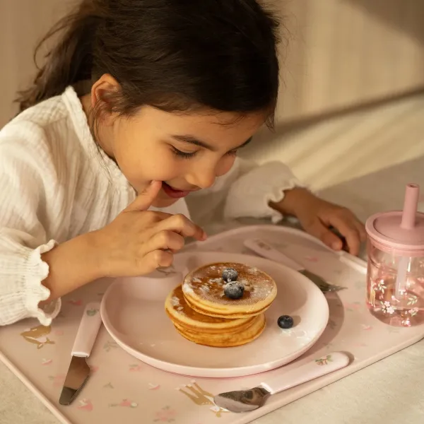 Little Dutch rosa Kinder Besteck Set Mio Mepal 3er Set - Fairy Garden