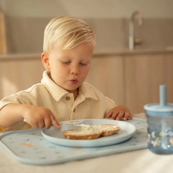 Little Dutch Kinderteller blau - Mepal Mio Forest Friends