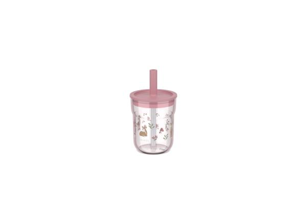 Little Dutch rosa Kinder Trinkglas 250 ml mit Strohhalm Mepal - Fairy Garden Little Dutch rosa Kinder Trinkglas 250 ml mit Strohhalm Mepal - Fairy Garden