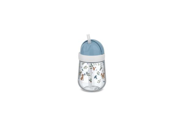 Little Dutch Strohhalmbecher blau Mepal Mio 300 ml - Forest Friends Little Dutch Strohhalmbecher blau Mepal Mio 300 ml - Forest Friends