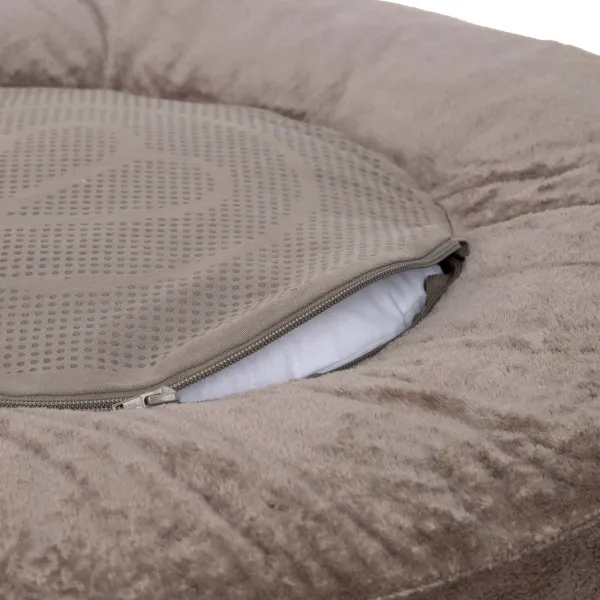 Hundebett Rund graubraun - Fippa Taupe PALOPA Hundebett Rund graubraun - Fippa Taupe PALOPA