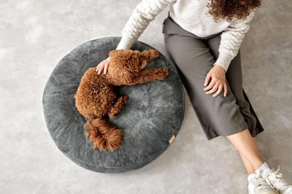 Palopa Hundebett grau rund - Fippa Anthrazit Palopa Hundebett grau rund - Fippa Anthrazit
