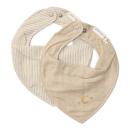 Little Dutch 2er Pack Bandana Lätzchen - Beige - Essentials