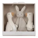 Geschenkset für Neugeborene – gestrickt in Beige von Little Dutch